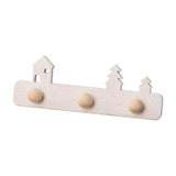 Maxbell 1/12 Dollhouse Coat Hooks DIY Scene Model Photo Props Miniature Wall Hangers White