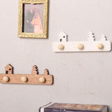 Maxbell 1/12 Dollhouse Coat Hooks DIY Scene Model Photo Props Miniature Wall Hangers White