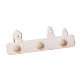Maxbell 1/12 Dollhouse Coat Hooks DIY Scene Model Photo Props Miniature Wall Hangers White
