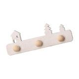 Maxbell 1/12 Dollhouse Coat Hooks DIY Scene Model Photo Props Miniature Wall Hangers White