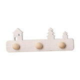 Maxbell 1/12 Dollhouse Coat Hooks DIY Scene Model Photo Props Miniature Wall Hangers White