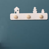 Maxbell 1/12 Dollhouse Coat Hooks DIY Scene Model Photo Props Miniature Wall Hangers White