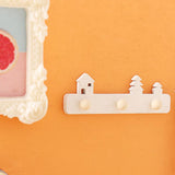 Maxbell 1/12 Dollhouse Coat Hooks DIY Scene Model Photo Props Miniature Wall Hangers White