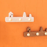 Maxbell 1/12 Dollhouse Coat Hooks DIY Scene Model Photo Props Miniature Wall Hangers Brown