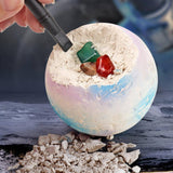 Maxbell Gemstone Digging Kits Kid Rock Digging Excavation Kits for Age 8 and up Children Earth