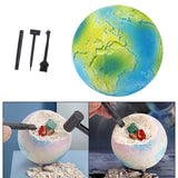 Maxbell Gemstone Digging Kits Kid Rock Digging Excavation Kits for Age 8 and up Children Earth