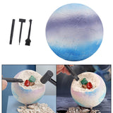 Maxbell Gemstone Digging Kits Kid Rock Digging Excavation Kits for Age 8 and up Children Neptune