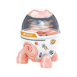 Maxbell Rocket Piggy Bank Practical Money Bank for Boys Girls Age 3-8 Years Children pink