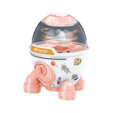 Maxbell Rocket Piggy Bank Practical Money Bank for Boys Girls Age 3-8 Years Children pink
