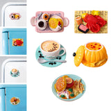 Maxbell 1:6 1:12 Dollhouse Miniature Food Toy Pretend Play Kitchen Toy for Handcraft pink tea plate