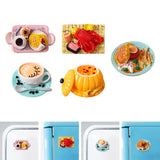 Maxbell 1:6 1:12 Dollhouse Miniature Food Toy Pretend Play Kitchen Toy for Handcraft pink tea plate