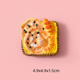 Maxbell 1:6 1:12 Dollhouse Miniature Food Toy Pretend Play Kitchen Toy for Handcraft pink tea plate