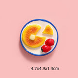 Maxbell 1:6 1:12 Dollhouse Miniature Food Toy Pretend Play Kitchen Toy for Handcraft pink tea plate