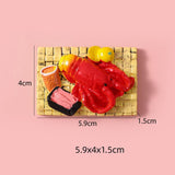 Maxbell 1:6 1:12 Dollhouse Miniature Food Toy Pretend Play Kitchen Toy for Handcraft Lobster