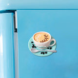 Maxbell 1:6 1:12 Dollhouse Miniature Food Toy Pretend Play Kitchen Toy for Handcraft blue coffee