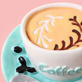 Maxbell 1:6 1:12 Dollhouse Miniature Food Toy Pretend Play Kitchen Toy for Handcraft blue coffee