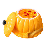 Maxbell 1:6 1:12 Dollhouse Miniature Food Toy Pretend Play Kitchen Toy for Handcraft Pumpkin porridge