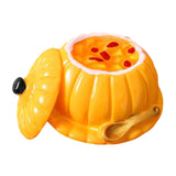 Maxbell 1:6 1:12 Dollhouse Miniature Food Toy Pretend Play Kitchen Toy for Handcraft Pumpkin porridge