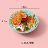 Maxbell 1:6 1:12 Dollhouse Miniature Food Toy Pretend Play Kitchen Toy for Handcraft fries