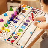Maxbell Magnetic Color and Number Maze Montessori Toys for Party Christmas Birthdays