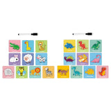 Maxbell Tracing Practice Cards Paper Animals Puzzle Cards for Beginners Kindergarten Animals