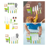 Maxbell Kids Knife Set Fine Motor Skills Hands on Ability Montessori Picnics Holiday 12pcs