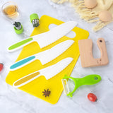Maxbell Kids Knife Set Fine Motor Skills Hands on Ability Montessori Picnics Holiday 12pcs