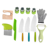 Maxbell Kids Knife Set Fine Motor Skills Hands on Ability Montessori Picnics Holiday 12pcs