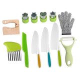 Maxbell Kids Knife Set Fine Motor Skills Hands on Ability Montessori Picnics Holiday 12pcs