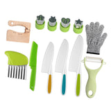 Maxbell Kids Knife Set Fine Motor Skills Hands on Ability Montessori Picnics Holiday 12pcs