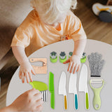 Maxbell Kids Knife Set Fine Motor Skills Hands on Ability Montessori Picnics Holiday 12pcs