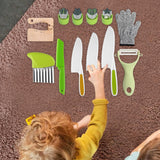 Maxbell Kids Knife Set Fine Motor Skills Hands on Ability Montessori Picnics Holiday 12pcs