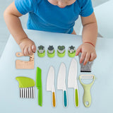 Maxbell Kids Knife Set Fine Motor Skills Hands on Ability Montessori Picnics Holiday 12pcs