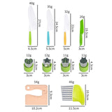 Maxbell Kids Knife Set Fine Motor Skills Hands on Ability Montessori Picnics Holiday 12pcs