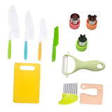 Maxbell Kids Knife Set Fine Motor Skills Hands on Ability Montessori Picnics Holiday 11pcs