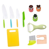 Maxbell Kids Knife Set Fine Motor Skills Hands on Ability Montessori Picnics Holiday 11pcs