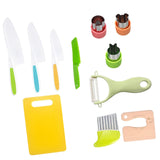 Maxbell Kids Knife Set Fine Motor Skills Hands on Ability Montessori Picnics Holiday 11pcs