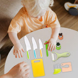 Maxbell Kids Knife Set Fine Motor Skills Hands on Ability Montessori Picnics Holiday 11pcs