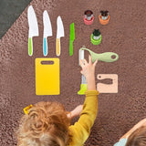 Maxbell Kids Knife Set Fine Motor Skills Hands on Ability Montessori Picnics Holiday 11pcs