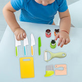 Maxbell Kids Knife Set Fine Motor Skills Hands on Ability Montessori Picnics Holiday 11pcs