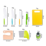 Maxbell Kids Knife Set Fine Motor Skills Hands on Ability Montessori Picnics Holiday 11pcs