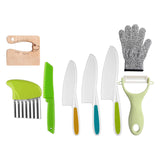 Maxbell Kids Knife Set Fine Motor Skills Hands on Ability Montessori Picnics Holiday 8pcs