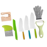Maxbell Kids Knife Set Fine Motor Skills Hands on Ability Montessori Picnics Holiday 8pcs