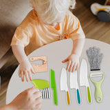 Maxbell Kids Knife Set Fine Motor Skills Hands on Ability Montessori Picnics Holiday 8pcs