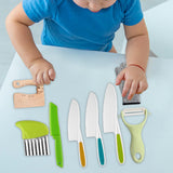 Maxbell Kids Knife Set Fine Motor Skills Hands on Ability Montessori Picnics Holiday 8pcs