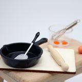 Maxbell 7Pcs 1/12 Dollhouse Mini Cooking Playset Kitchen Dinner Toys DIY Scene Decor