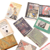Maxbell 16 Pieces Miniatures Dollhouse Books for Sewing Room Dining Room Living Room