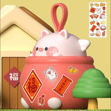 Maxbell Piggy Bank Cartoon Desktop Decoration Money Box for Children Boys Girls Kids pig