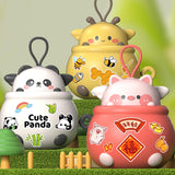 Maxbell Piggy Bank Cartoon Desktop Decoration Money Box for Children Boys Girls Kids bee