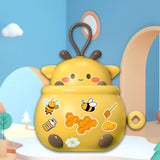 Maxbell Piggy Bank Cartoon Desktop Decoration Money Box for Children Boys Girls Kids bee